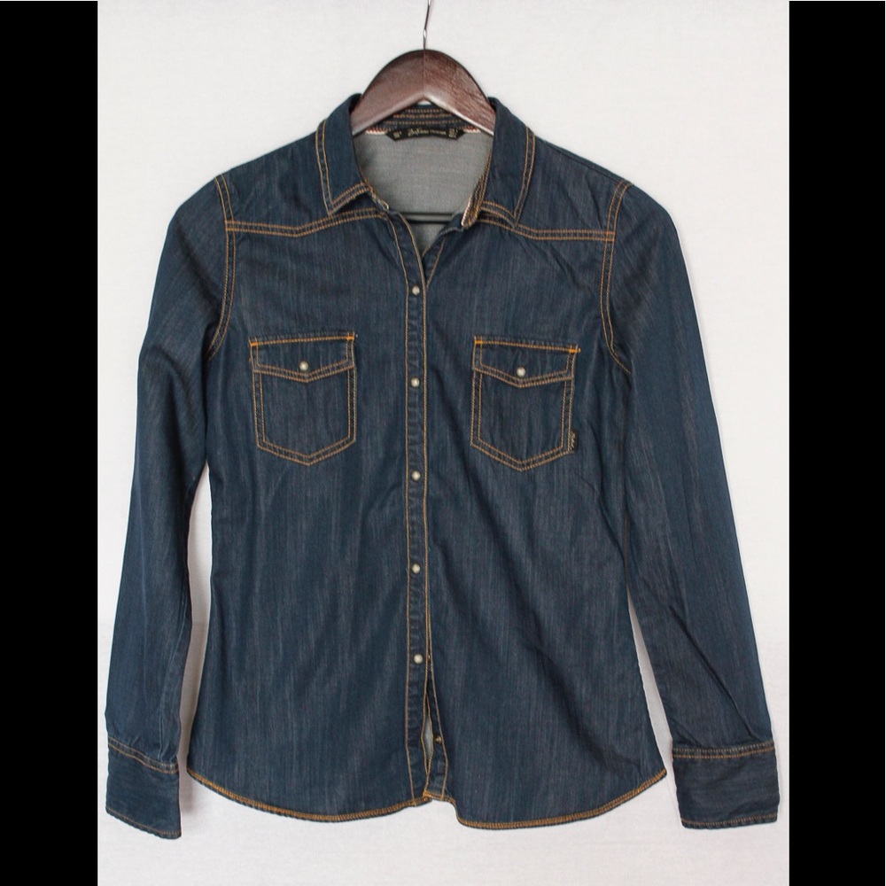Zara Small Jeans Shirt